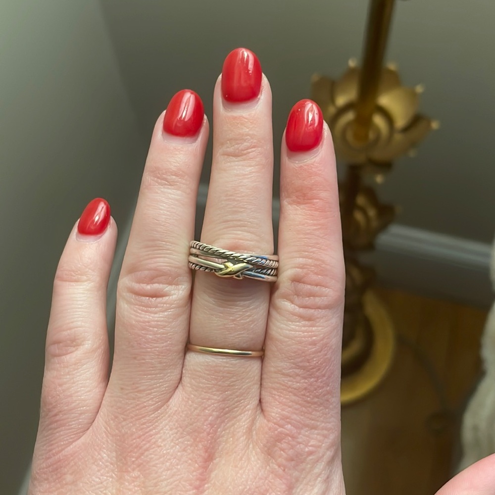 David yurman crossover x ring size 7